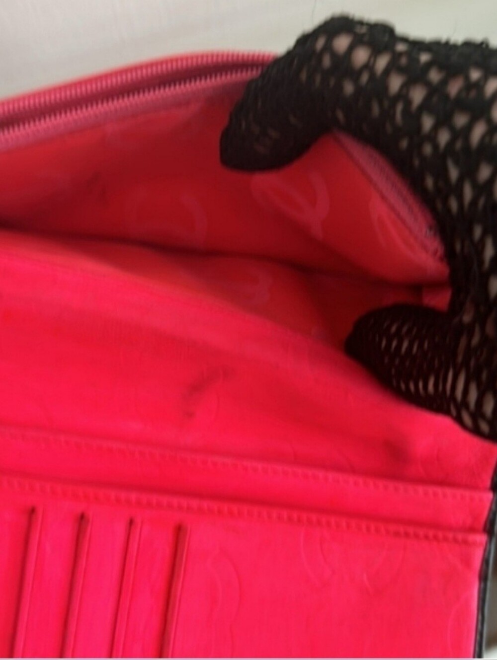 Chanel Cambon Ligne Black Quilted Leather Long Wallet Hot Pink Interior CC Logo - Picture 14 of 16